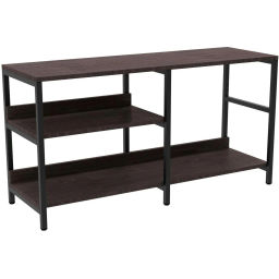 Тумба TI_под ТВ Комус Онега-14 с универ.полкой (слева/справа),яс.анкор.темн