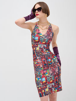 Платье с принтом масло OD-632-3 - Tantino фото 10