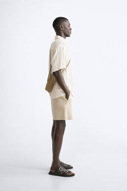 STRIPED TEXTURED SHIRT - Zara фото 4