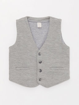 V Yaka Erkek Bebek Pantolon ve Yelek Tak?m 2li - Waikiki фото 2