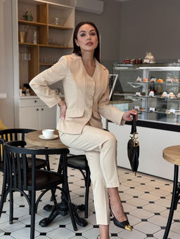 Брюки AURA 4169-164 кремовый