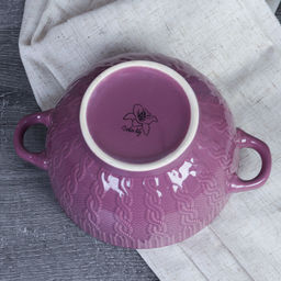 Супница с ручками 4 штуки на подставке / 20110-1 /уп 6/ Косичка - Галеонтрейд фото 5