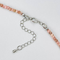 Чокер из Родохрозита и Жемчуга 42 см +