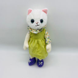 Мягкая игрушка Кошка белая в сарафане - Storyland фото 9