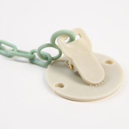 Держатель для соски - пустышки на цепочке Зайка - Крошка я фото 6