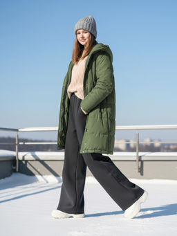 Брюки-палаццо утеплённые для девочек