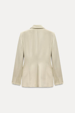 FITTED BLAZER WITH SHOULDER PADS - Zara фото 6