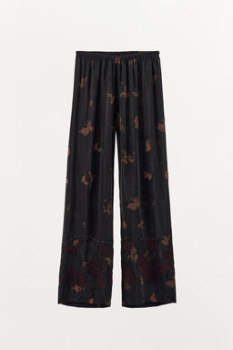 TROUSERS WITH BEADED EMBROIDERY - Zara фото 4