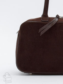 Сумка женская кожаная 8586F coffee Polina&Eiterou  в Новосибирске