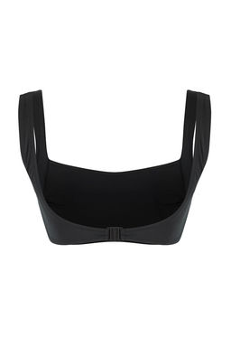 Siyah Parlak Bralette Bikini Ustu TBESS25BU00035 - Trendyolmilla фото 5