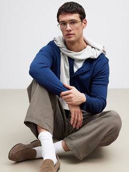 D??meli Bisiklet Yaka Yaka Uzun Kollu Erkek Ti??rt