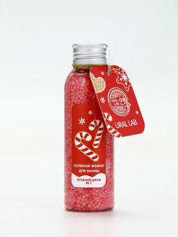 Цена за 2 шт. Жемчуг для ванны во флаконе, 85 гр, аромат ягодный джем, URAL LAB