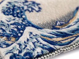 Набор для вышивания PANNA Живая картина MET-JK-2268 Брошь. Большая волна в Канагаве 5 х 6 см