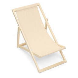 Шезлонг складной, деревянный, с тканью