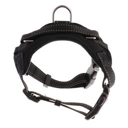 Шлейка К7 мягкая светоотражающая, размер S, ОГ 44-55 см, вес 5-9 кг, чёрная - Пижон фото 3