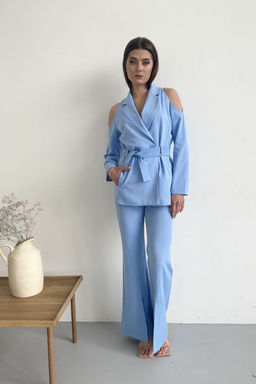 Костюм AURA 9158-176 голубой  фото 5