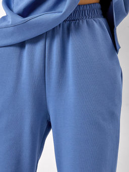 Брюки женские из интерлока в сине-фиолетовом цвете сине -фиолетовый 182463 - Mark formelle фото 4