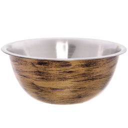 Салатник из нержавеющей стали 1л 18*7,5см цвет Антик