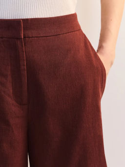 Шорты из вискозы и хлопка с отворотами ZR2605012116-21 / Zarina