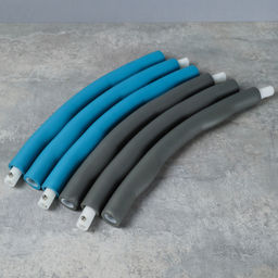 Обруч массажный Woohooo Meteor Twist / D65 cm 6 секций / синий-серый / уп 25 - Галеонтрейд фото 2