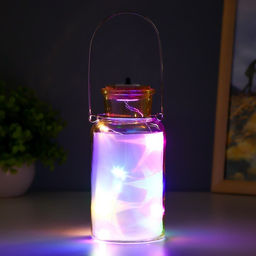 Фигурка светящаяся RISALUX «Анде», LED-ночник, от батареек, жёлтый, 8×8×16.5 см