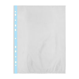 Expert Complete Premier Файл-вкладыш с цв. полоской A4 20 шт. 30 мкм глянцевый голубой EC290901