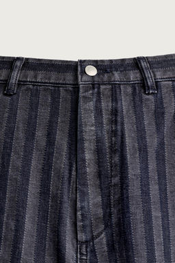 PANTAL?N CHINO RELAXED FIT RAYAS / Azul - Zara фото 9