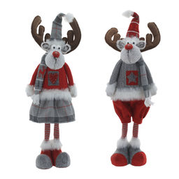 Игрушка набивная "Олень", L28 W15 H72/64 см, 2в.