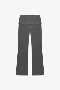 OVERLAY WAIST TROUSERS - Zara фото 6