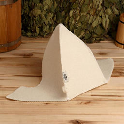 Набор для бани "Будёновец" шапка, коврик, рукавица