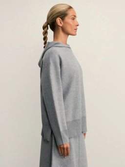 Джемпер с капюшоном / Zarina  фото 4