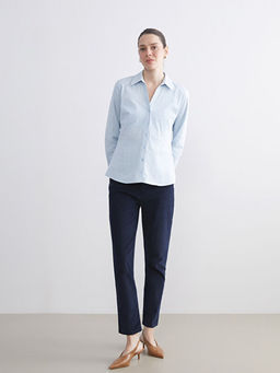 Dar Fit Kadife Kad?n Pantolon