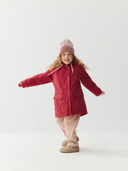 Парка демисезонная на меху Клюква - Bungly фото 3