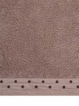Полотенце для рук 35x70 светло-коричневый махровая ткань - Lucky фото 3