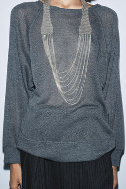 RUSTIC LONG SLEEVE JUMPER - Zara фото 2