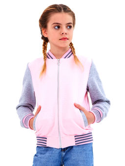 Бомбер "Изабель",розовый
