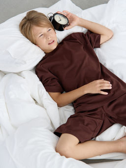 Футболка оверсайз Каштан 7+