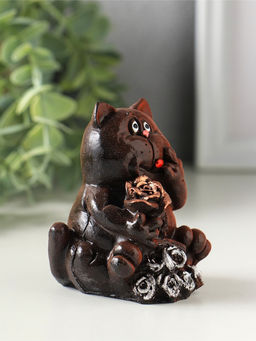 Фигурка «Кот с цветами», 7×5×6.5 см, МИКС