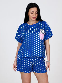 309 ДОМАШНИЙ КОСТЮМ шорты (Василек)