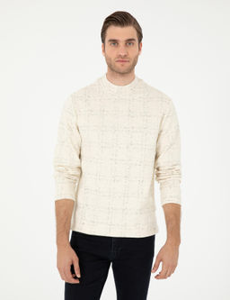 Ekru Regular Fit Sweatshirt