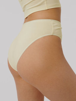 Трусы женские слипы с высокой посадкой Lingeamo кремовые ЛС-14 (131) фото 4