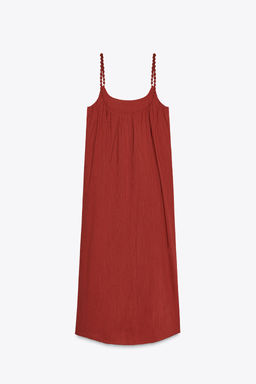 OVERSIZED STRAPPY DRESS - Zara фото 21