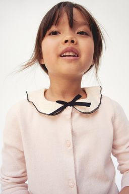 Cardigan en punto fino de algodon - H&m фото 2