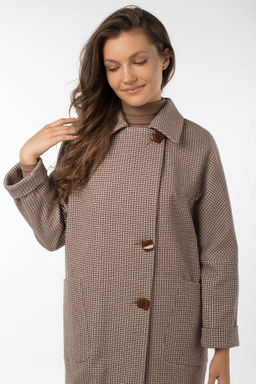 01-10661 Пальто женское демисезонное - El podio фото 9