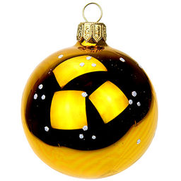 Елочная игрушка шар стеклянная Полюшко д6см, ручная художественная роспись, подарочная упаковка, набор 5шт (Россия) - Домашняя мода фото 6