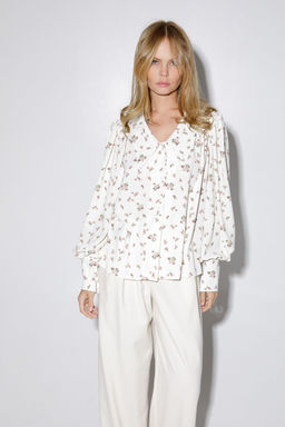 Блуза Pirs 5242 молочный фото 7