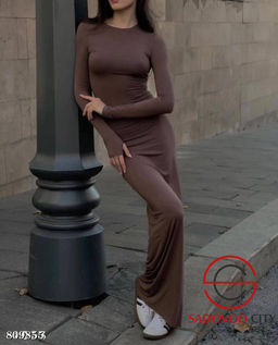 Платье скимс с обработанными швами