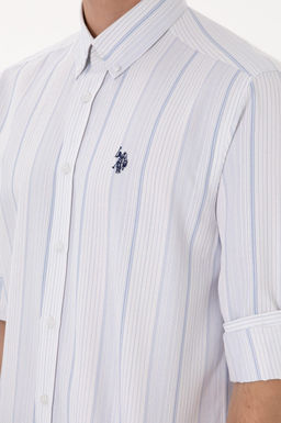 Erkek Mavi Uzun Kollu G_mlek Sepette S_rpriz _ndirim - U.s. polo assn фото 7