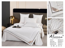 Кпб Alanna одеяло с простыней и наволочками Сатин Люкс ODLASL007 Евро