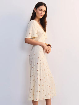 Платье миди с треугольным вырезом ZR2605012914-214 / Zarina